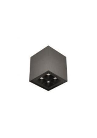 Gogo plafón 4de techo 70x70x80 mm.Led 10w.calido